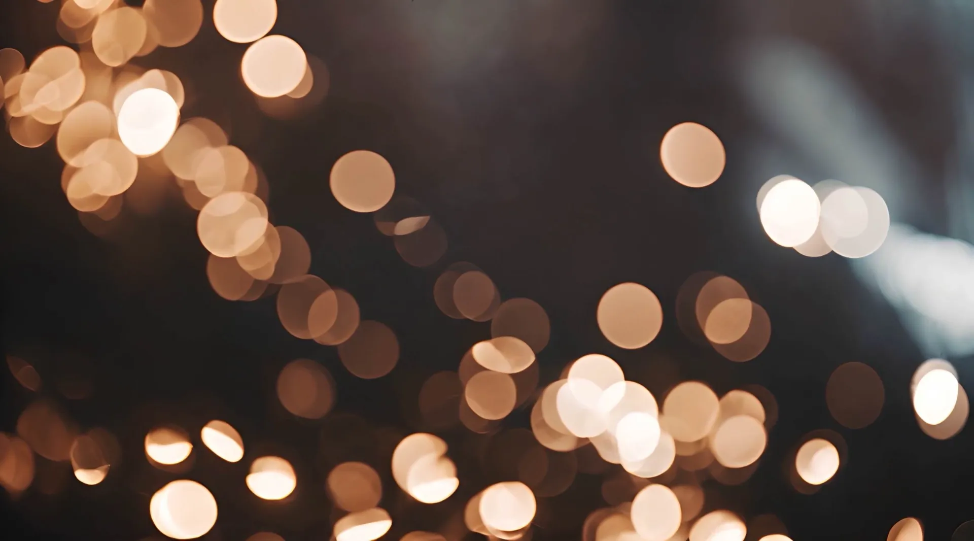 Warm Glowing Bokeh Particles Motion Graphics Video